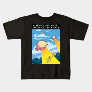 Alien dumplings from outer space Kids T-Shirt